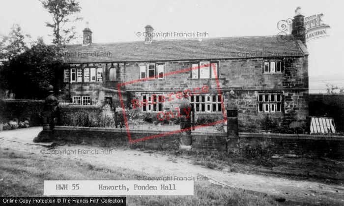 Photo of Haworth, Ponden Hall, 'thrushcross Grange' c.1955