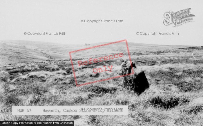 Photo of Haworth, The Cuckoo Stone And Top Withens c.1955