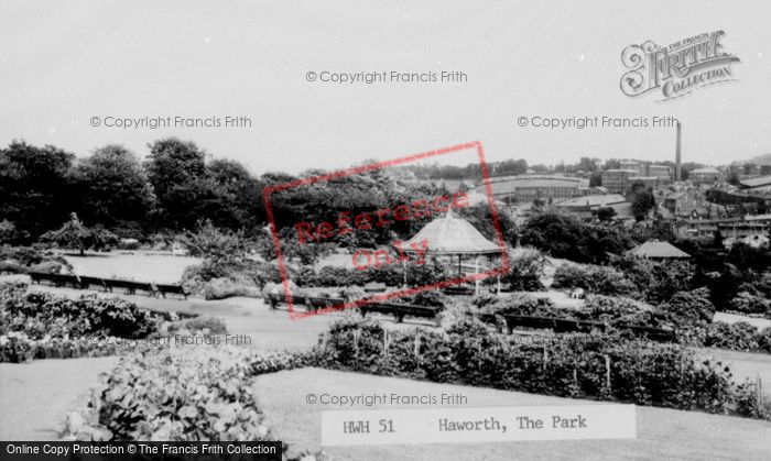 Photo of Haworth, The Park c.1955