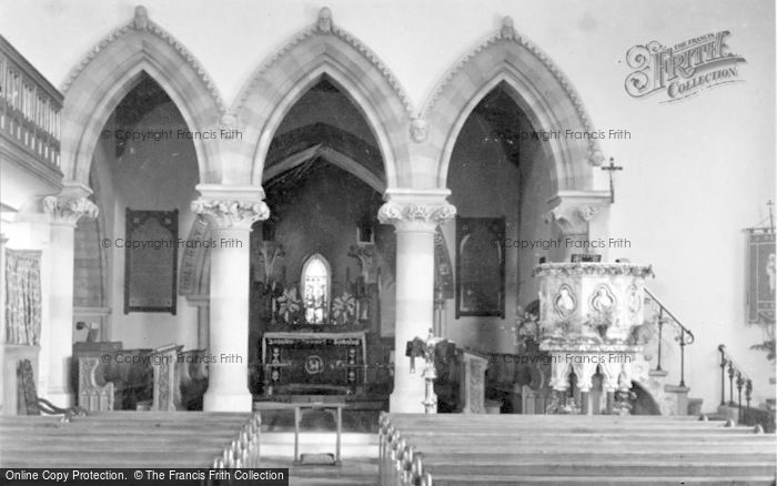 Photo of Hay On Wye, Altar Columns, Parish Church c.1950