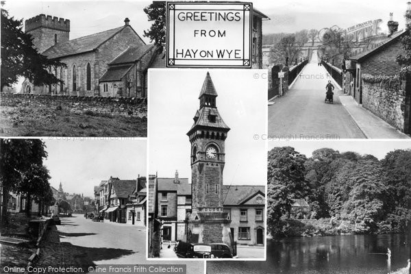 Photo of Hay On Wye, Composite c.1950