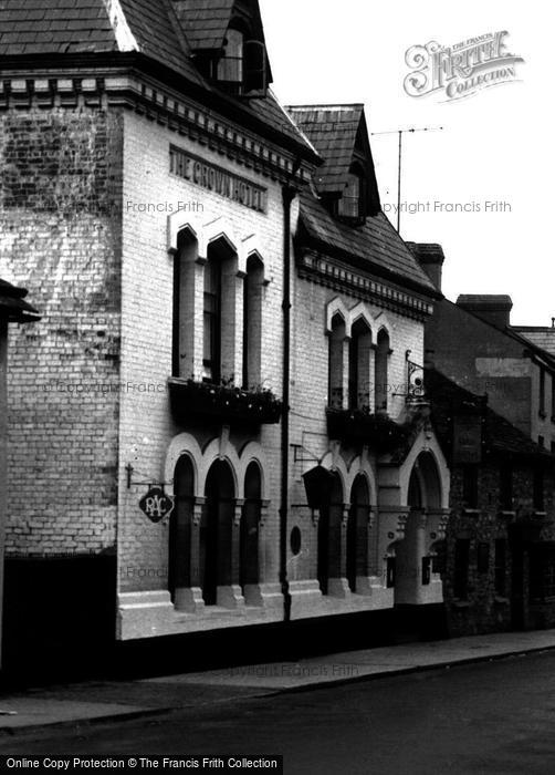 Photo of Hay On Wye, Crown Hotel c.1955