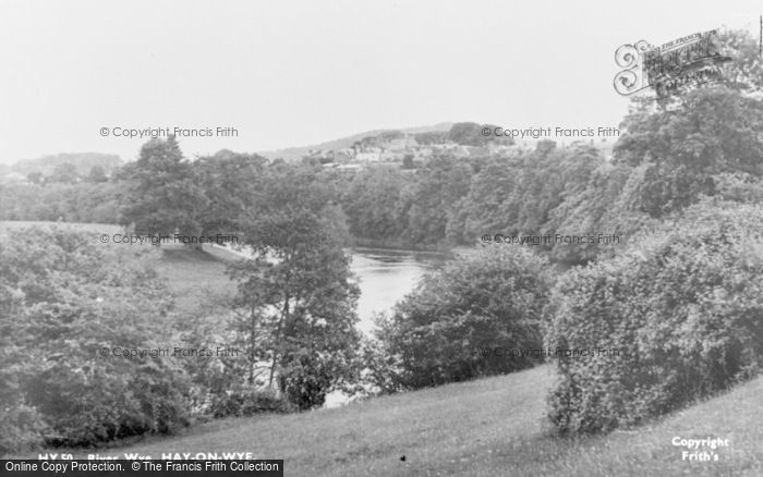 Photo of Hay On Wye, River Wye c.1955