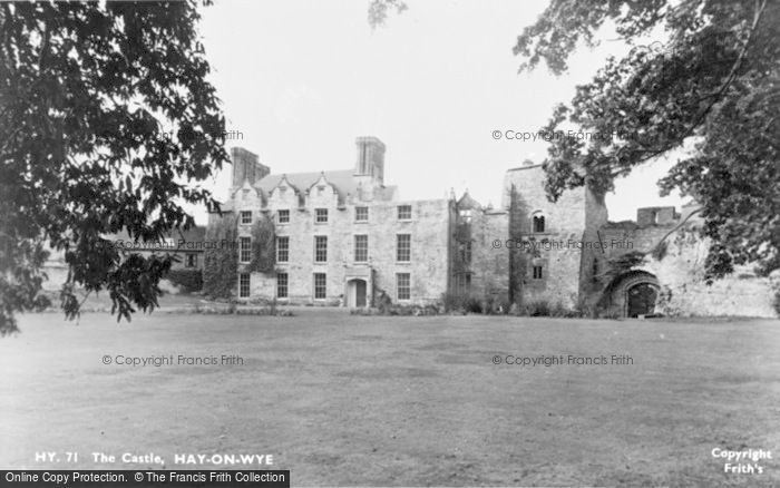 Photo of Hay On Wye, The Castle c.1955