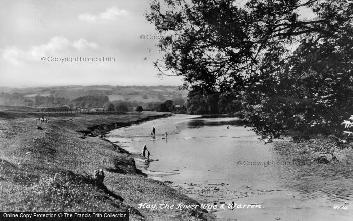 Photo of Hay On Wye, The River Wye And Warren c.1950