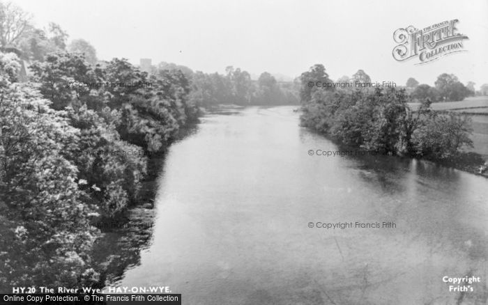 Photo of Hay On Wye, The River Wye c.1950