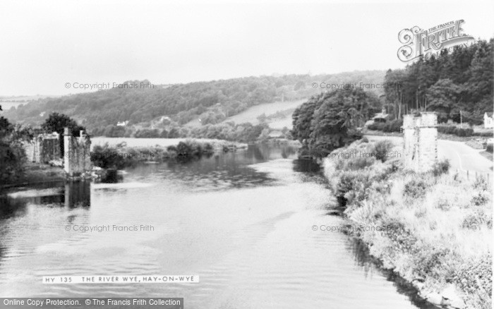 Photo of Hay On Wye, The River Wye c.1965