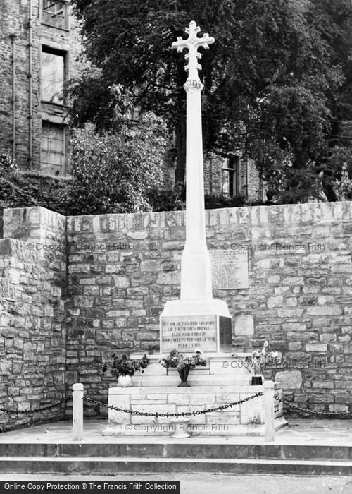 Photo of Hay On Wye, War Memorial c.1950