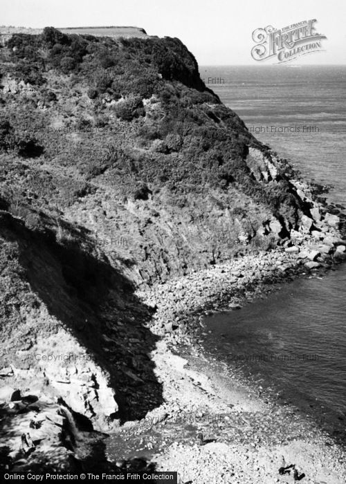 Photo of Hayburn Wyke, The Cliffs c.1960