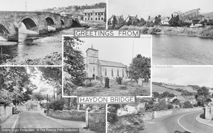 Photo of Haydon Bridge, Composite c.1950