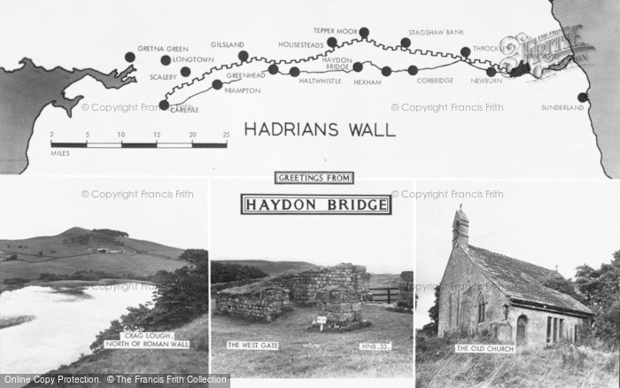 Photo of Haydon Bridge, Composite c.1950