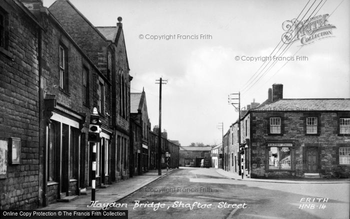 Photo of Haydon Bridge, Shaftoe Street c.1950