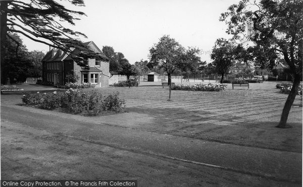 Photo of Hayes, Library And Gardens c.1955
