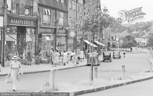 Photo of Hayes, Station Approach c.1955