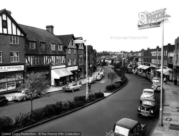 Photo of Hayes, Station Approach c.1960