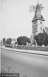 The Church And Street c.1955, Hayes