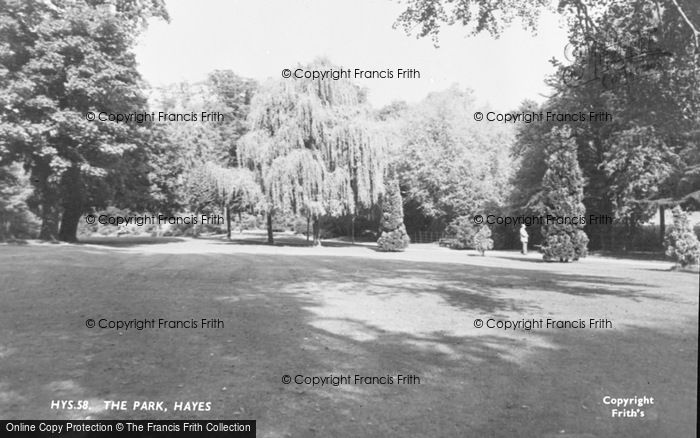 Photo of Hayes, The Park c.1960