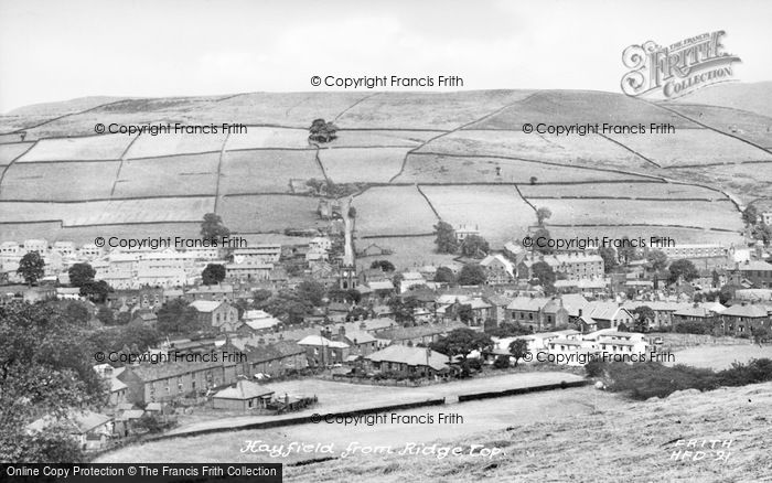 Photo of Hayfield, From Ridge Top c.1950