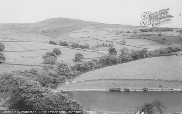 Photo of Hayfield, Kinder Scout From Edale Road c.1960