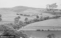 Kinder Scout From Edale Road c.1960, Hayfield