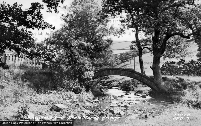 Photo of Hayfield, Pack Horse Bridge c.1950