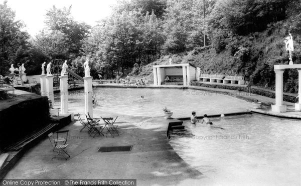 Photo of Hayfield, Park Hall Pool c1960