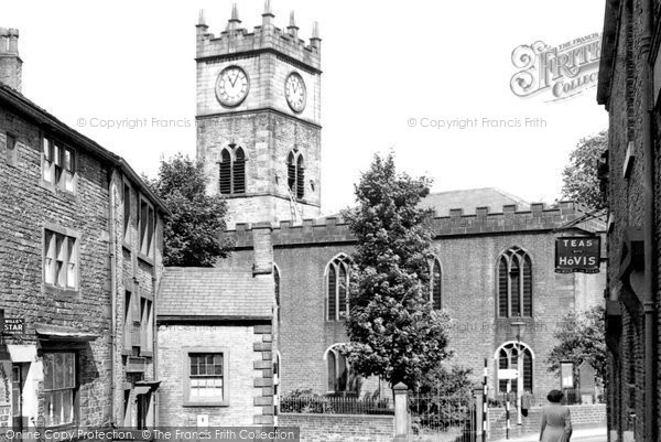Photo of Hayfield, St Matthew's Church c.1955