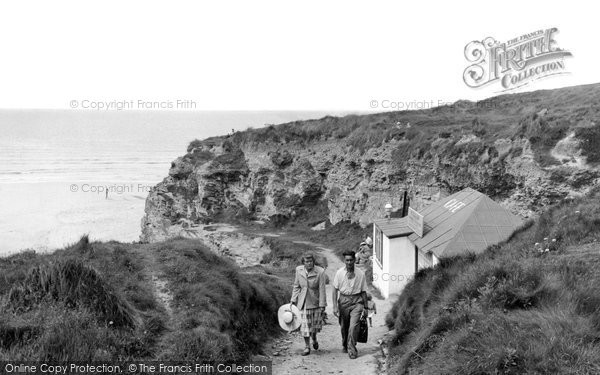 Photo of Hayle, Cove Cafe, Hayle Towans c1955
