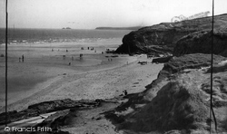 The Beach And Godrevy c.1955, Hayle