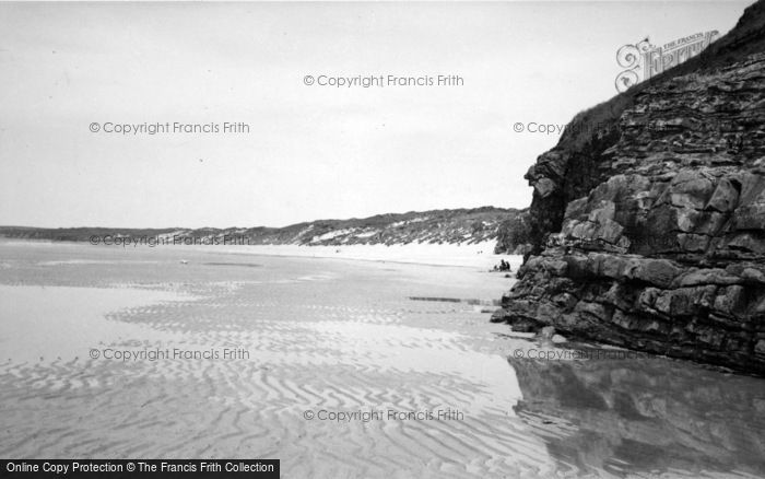 Photo of Hayle, The Beach Towards Godrevy c.1955