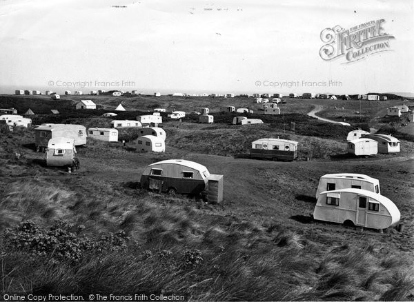 Photo of Hayle, The Caravan Site c.1955