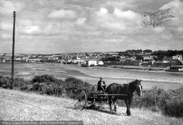 Photo of Hayle, The Pool And Town c.1950