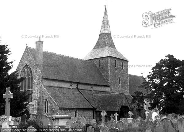 Photo of Hayling Island, Church Of St Mary The Virgin c.1955