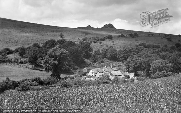 Photo of Haytor Vale, Pinchaford Farm And Haytor Rock 1931