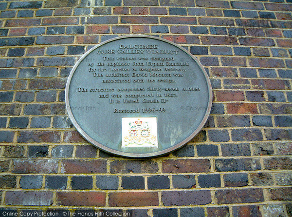 Photo of Haywards Heath, Balcombe Ouse Valley Viaduct Plaque 2005