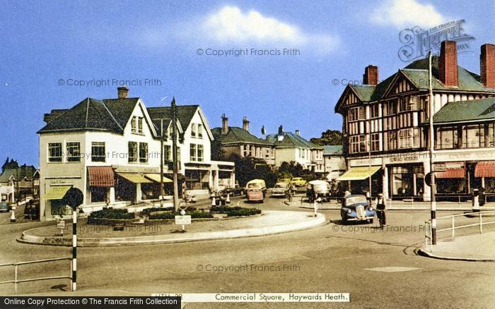 Photo of Haywards Heath, Commercial Square c.1960