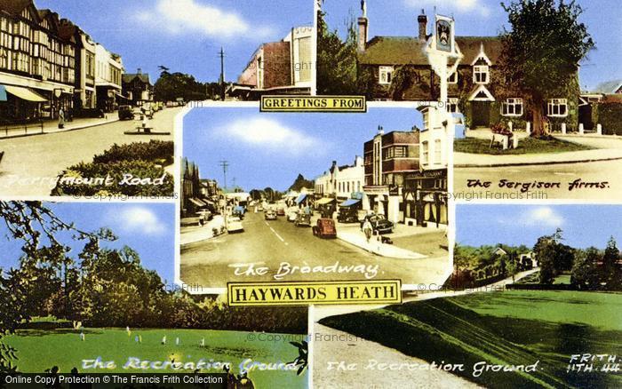 Photo of Haywards Heath, Composite c.1955