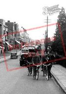 Cycling In South Road c.1950, Haywards Heath