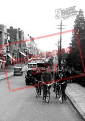Cycling In South Road c.1950, Haywards Heath