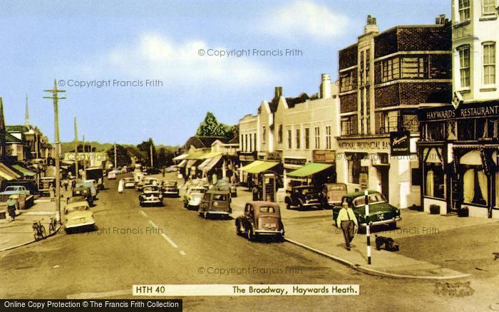 Photo of Haywards Heath, The Broadway c.1960