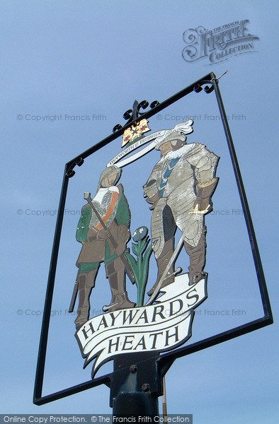 Photo of Haywards Heath, Town Sign 2005