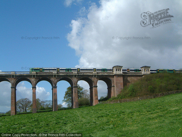 Photo of Haywards Heath, Train Passing Along The River Ouse Viaduct 2005
