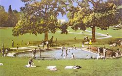 Victoria Park Paddling Pool c.1960, Haywards Heath