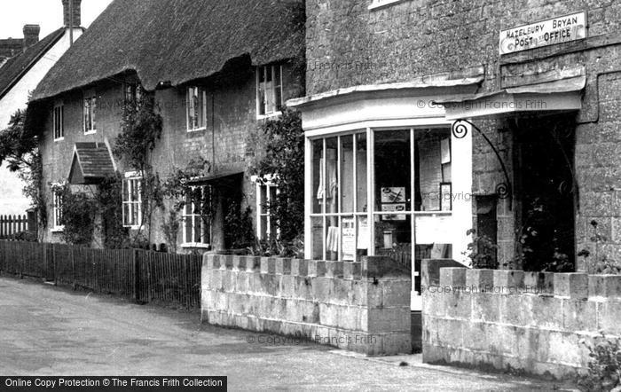 Photo of Hazelbury Bryan, The Post Office c.1955