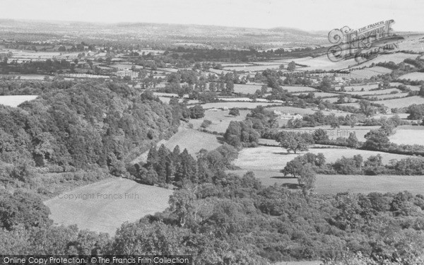 Photo Of Hazelbury Bryan, View From Bulbarrow C.1960