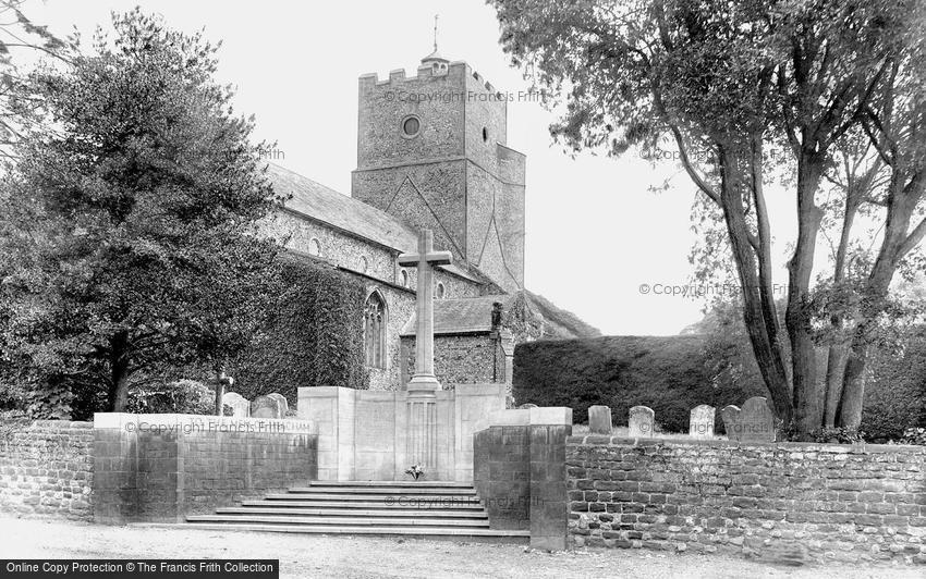 Heacham, Church of St Mary the Virgin and War Memorial 1921