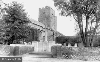 Heacham, Church of St Mary the Virgin and War Memorial 1921