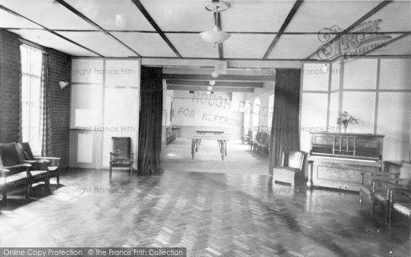 Photo of Heacham, High House, Social Hall And Games Room c.1955