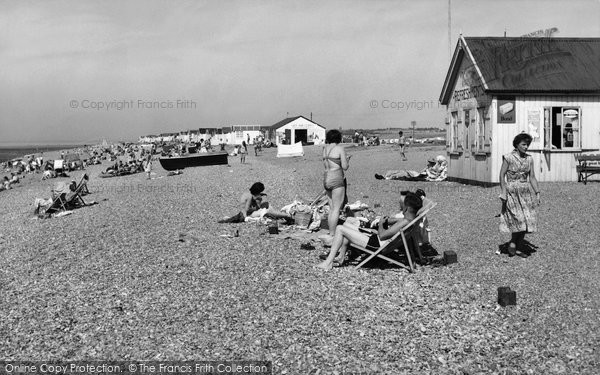 Photo of Heacham, North Beach c.1960
