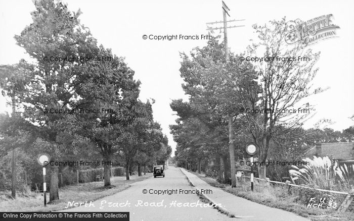Photo of Heacham, North Beach Road c.1955